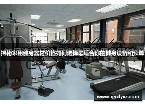 揭秘家用健身器材价格如何选择最适合你的健身设备和预算